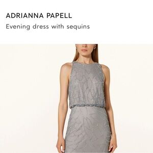 Adrianna Pappel size 6 Gown with beading